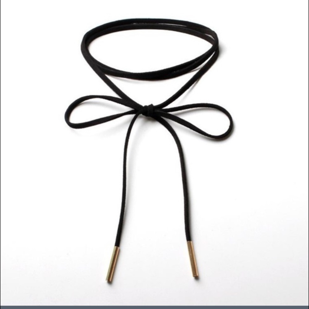 Black Tassel Woman's CHOKER Necklace ❤❤❤ * NWT*